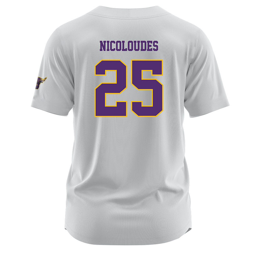 Minn. St. - NCAA Baseball : Pambos Nicoloudes - Grey Jersey-1