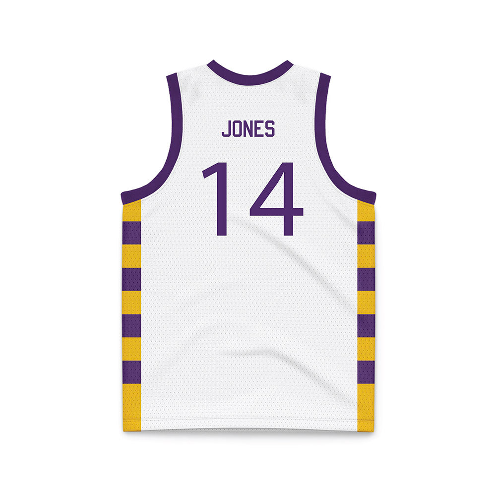 Minn. St. - NCAA Men's Basketball : Malcolm Jones - White Basketball Jersey-1