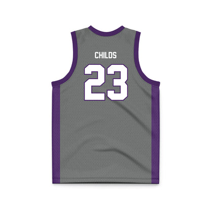Minn. St. - NCAA Men's Basketball : Phoenix Childs - Dark Grey Basketball Jersey-1
