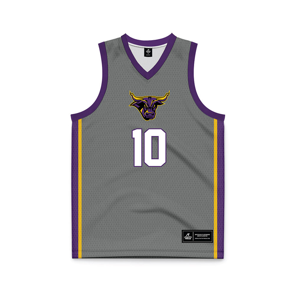 Minn. St. - NCAA Men's Basketball : Will Opsahl - Dark Grey Basketball Jersey-0