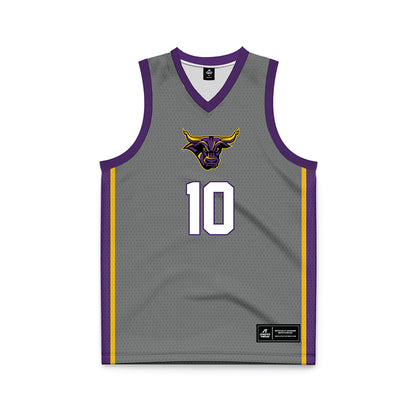 Minn. St. - NCAA Men's Basketball : Will Opsahl - Dark Grey Basketball Jersey-0