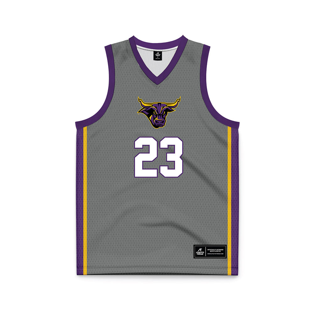 Minn. St. - NCAA Men's Basketball : Phoenix Childs - Dark Grey Basketball Jersey-0