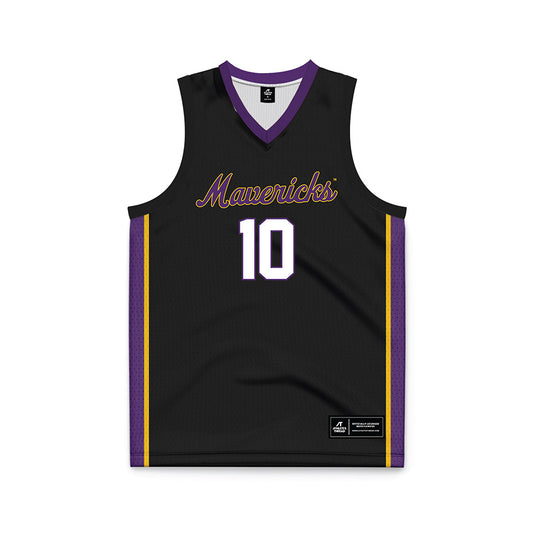 Minn. St. - NCAA Men's Basketball : Will Opsahl - Black Basketball Jersey-0