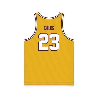 Minn. St. - NCAA Men's Basketball : Phoenix Childs - Gold Basketball Jersey-1