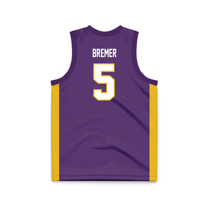 Minn. St. - NCAA Women's Basketball : Natalie Bremer - Purple Basketball Jersey-1