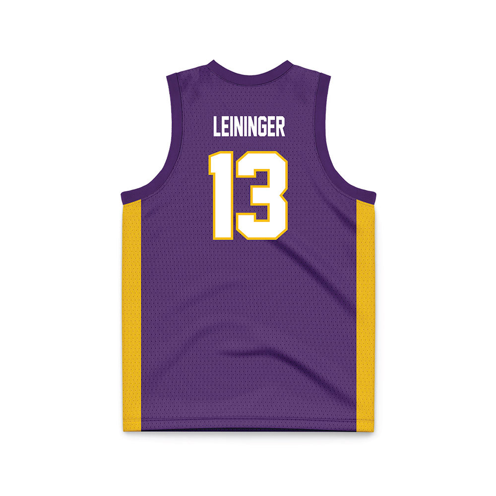 Minn. St. - NCAA Women's Basketball : Lucy Leininger - Purple Basketball Jersey-1