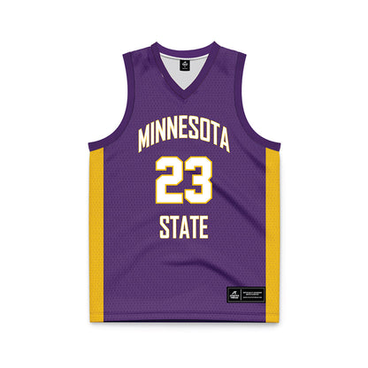 Minn. St. - NCAA Women's Basketball : Haylee Stokes - Purple Basketball Jersey-0
