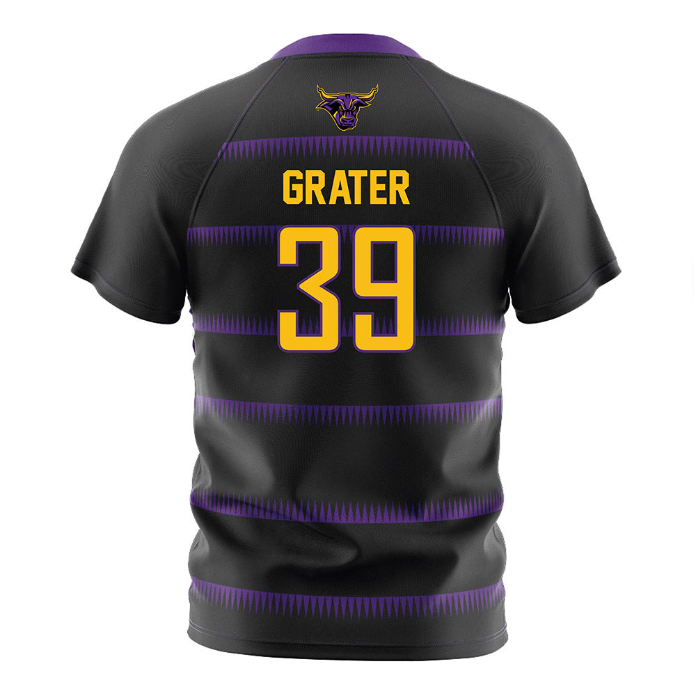 Minn. St. - NCAA Women's Soccer : Megan Grater - Black Soccer Jersey-1