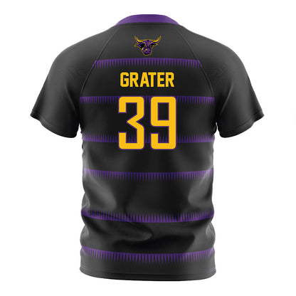 Minn. St. - NCAA Women's Soccer : Megan Grater - Black Soccer Jersey-1