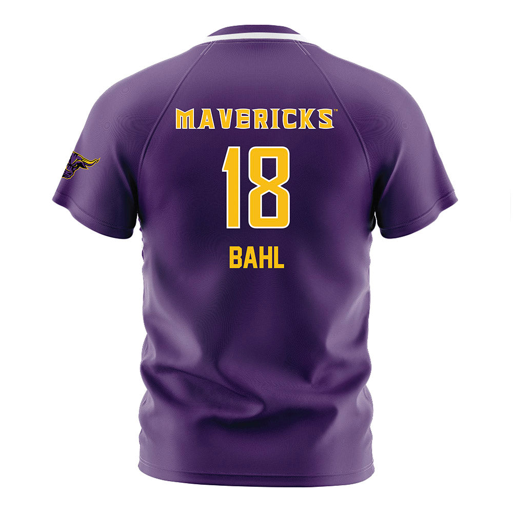 Minn. St. - NCAA Women's Soccer : Aubrey Bahl - Purple Soccer Jersey-1