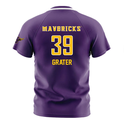 Minn. St. - NCAA Women's Soccer : Megan Grater - Purple Soccer Jersey-1