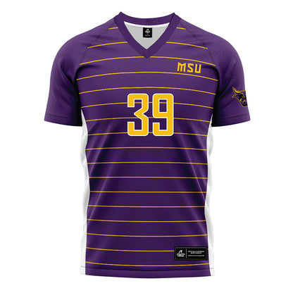 Minn. St. - NCAA Women's Soccer : Megan Grater - Purple Soccer Jersey-0