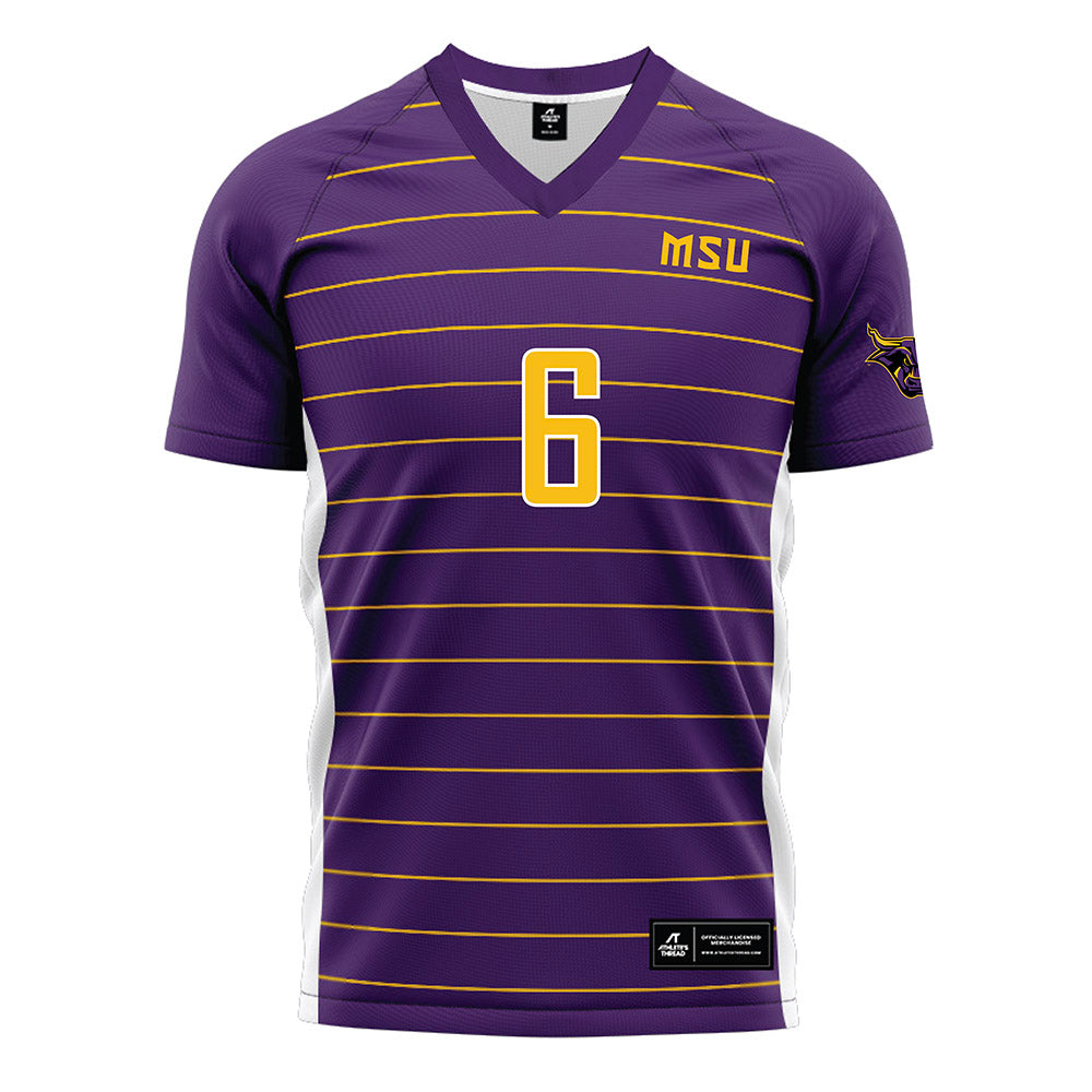 Minn. St. - NCAA Women's Soccer : Maddix Archer - Purple Soccer Jersey-0