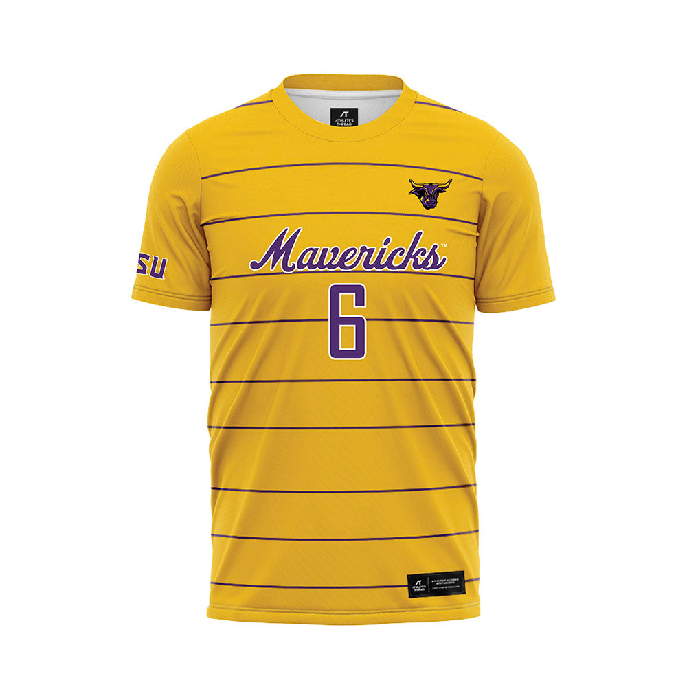 Minn. St. - NCAA Women's Soccer : Maddix Archer - Gold Soccer Jersey-0
