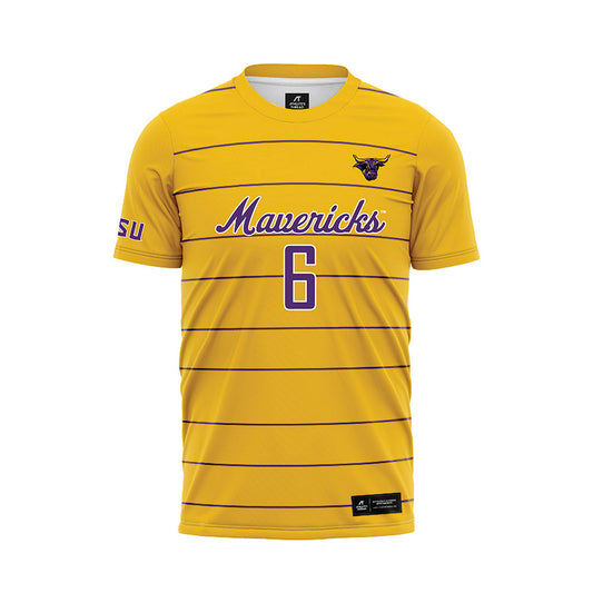Minn. St. - NCAA Women's Soccer : Maddix Archer - Gold Soccer Jersey-0