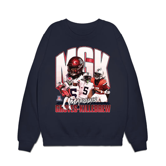 Arizona - NCAA Football : Marquis Groves-Killebrew - Collage Premium Crewneck Sweatshirt-0