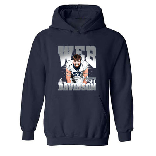 Samford - NCAA Football : Web Davidson - Hooded Sweatshirt-0