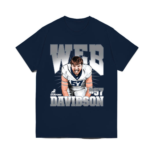 Samford - NCAA Football : Web Davidson - Comfort Colors T-Shirt-0