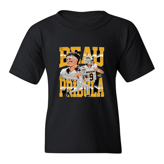 Missouri - NCAA Football : Beau Pribula - Collage Youth T-Shirt-0