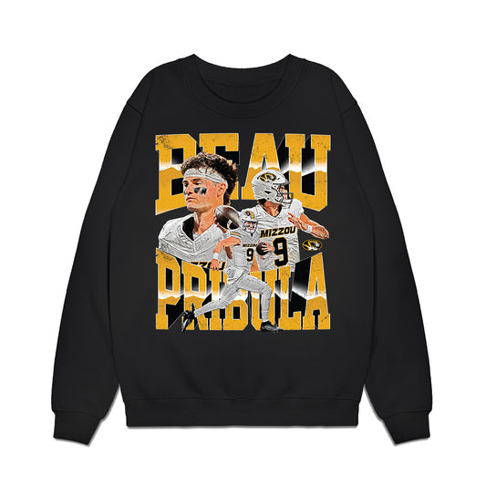Missouri - NCAA Football : Beau Pribula - Collage Premium Crewneck Sweatshirt-0