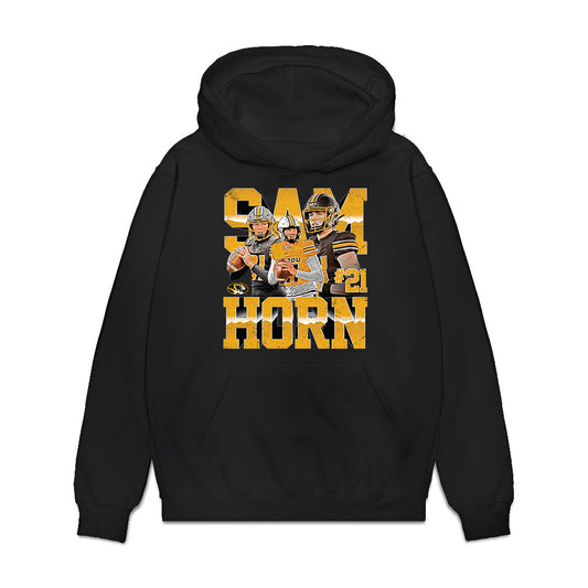 Missouri - NCAA Baseball : Sam Horn - Premium Hooded Sweatshirt-0