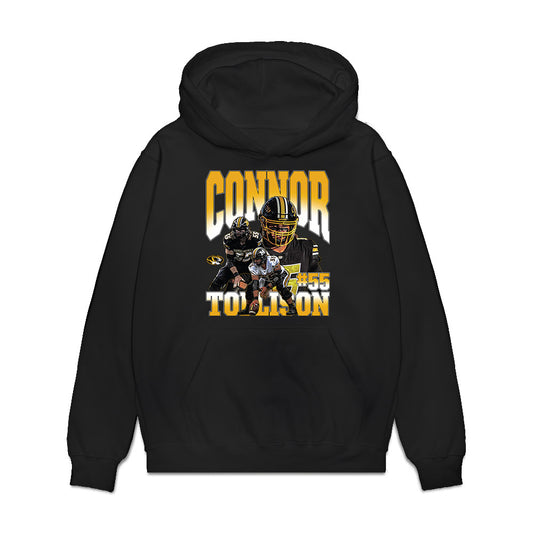 Missouri - NCAA Football : Connor Tollison - Collage Premium Hooded Sweatshirt-0
