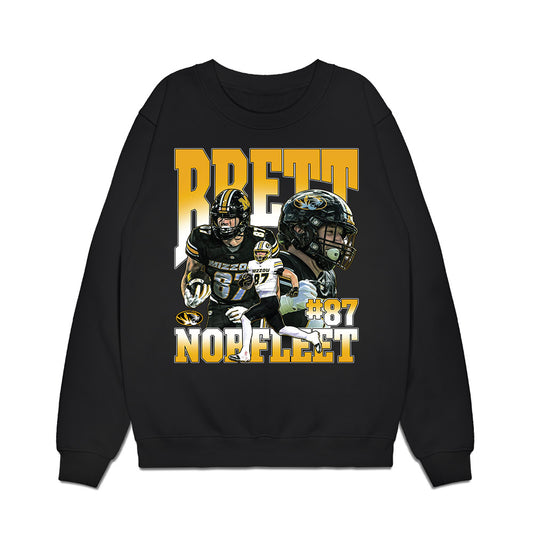 Missouri - NCAA Football : Brett Norfleet - Collage Premium Crewneck Sweatshirt-0