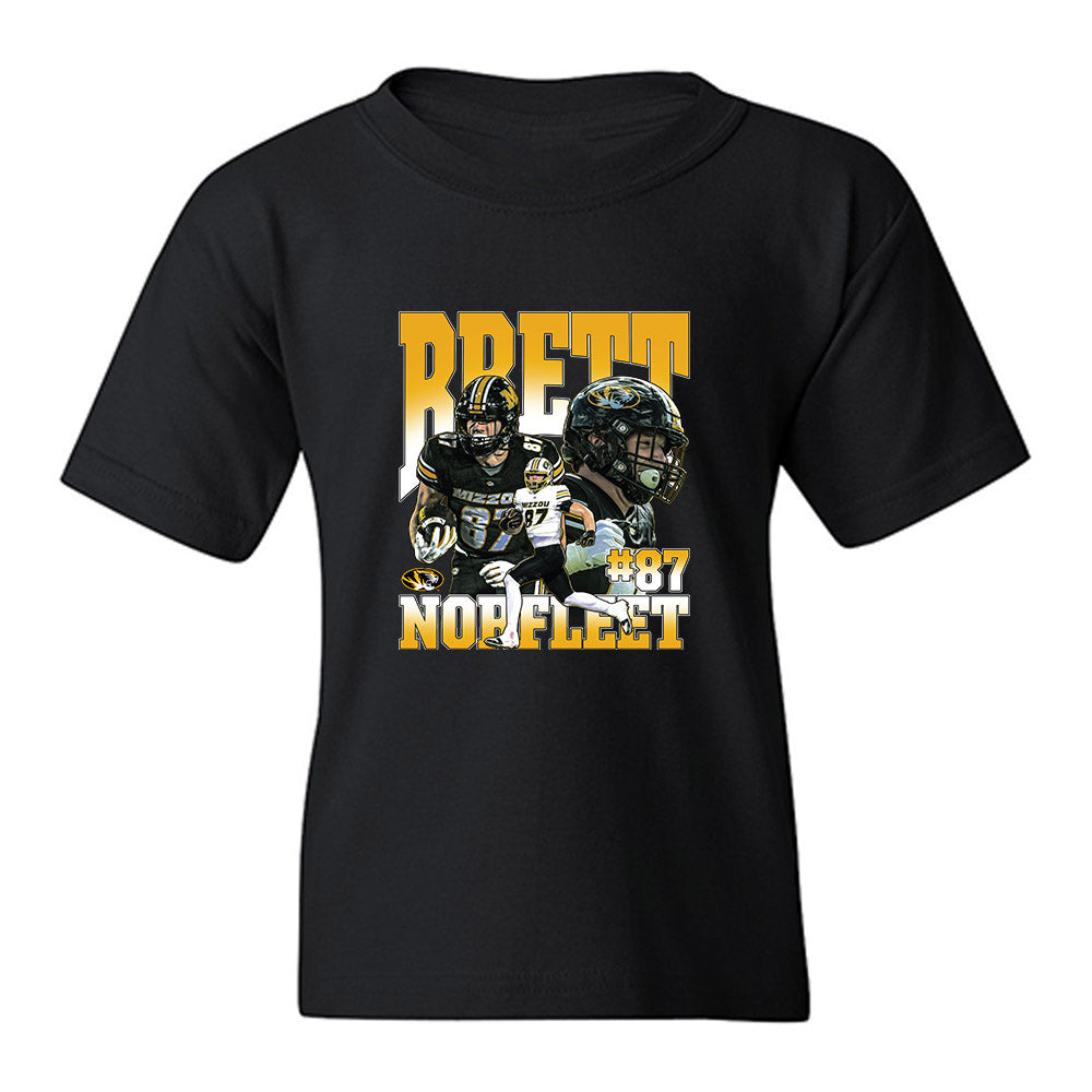 Missouri - NCAA Football : Brett Norfleet - Collage Youth T-Shirt-0