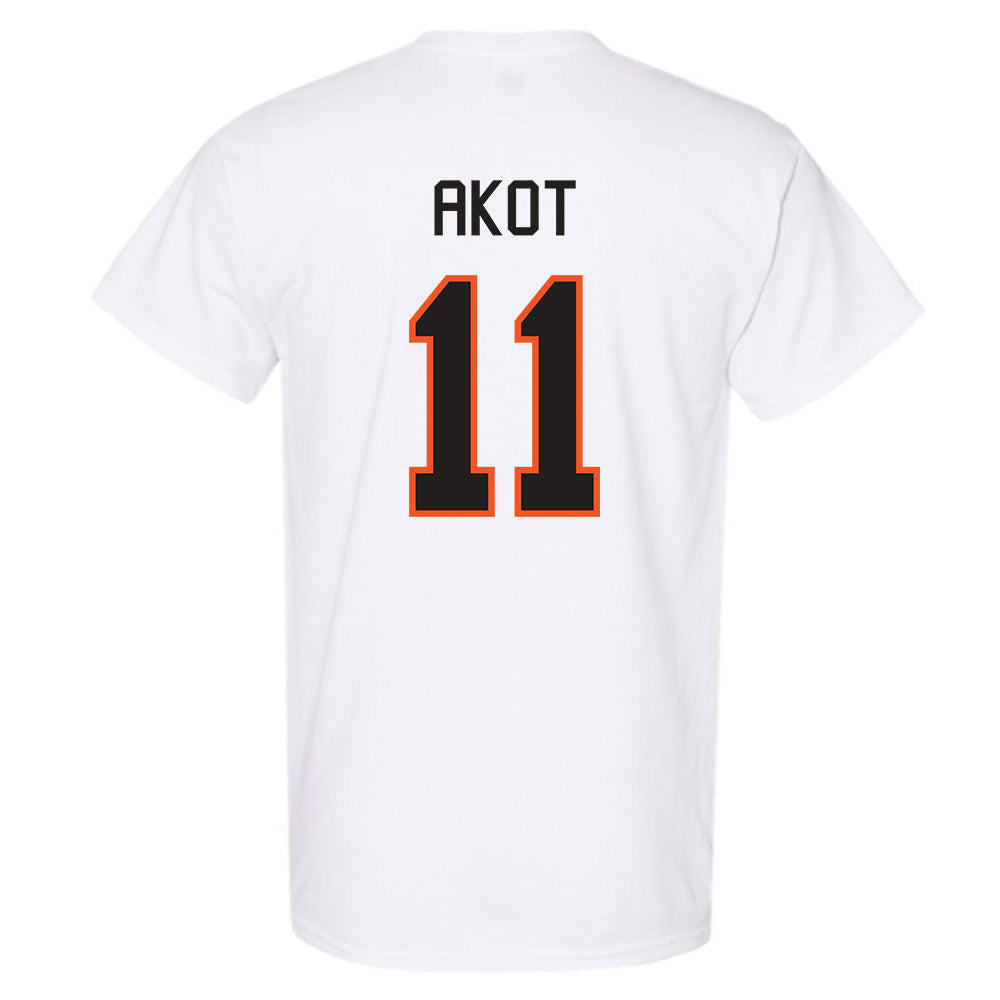 Oklahoma State - NCAA Women's Basketball : Achol Akot - Classic Shersey T-Shirt-1
