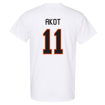 Oklahoma State - NCAA Women's Basketball : Achol Akot - Classic Shersey T-Shirt-1