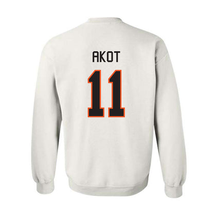 Oklahoma State - NCAA Women's Basketball : Achol Akot - Classic Shersey Crewneck Sweatshirt-1