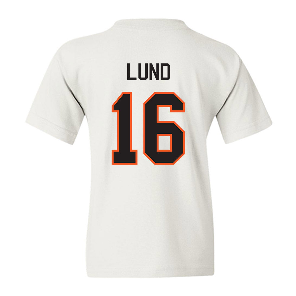 Oklahoma State - NCAA Baseball : Ethan Lund - Classic Shersey Youth T-Shirt-1