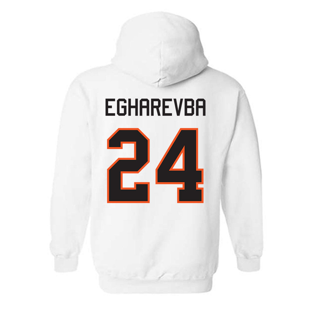 Oklahoma State - NCAA Women's Basketball : Praise Egharevba - Classic Shersey Hooded Sweatshirt-1
