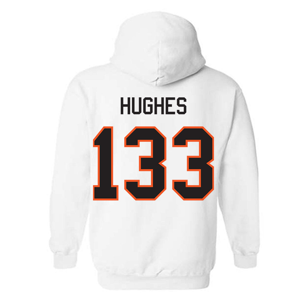 Oklahoma State - NCAA Wrestling : Cael Hughes - Classic Shersey Hooded Sweatshirt-1