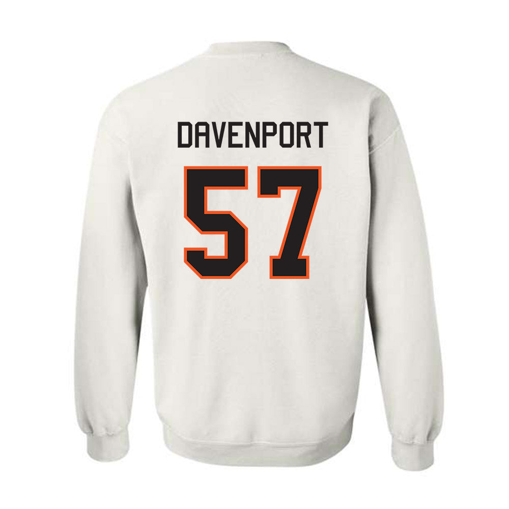 Oklahoma State - NCAA Football : Aidan Davenport - Classic Shersey Crewneck Sweatshirt-1