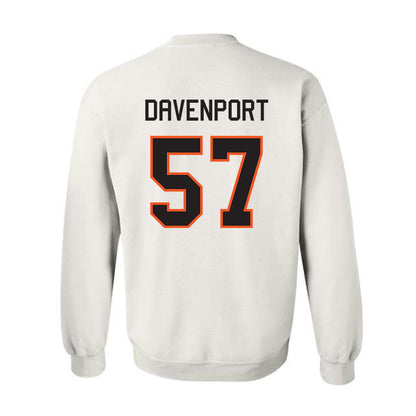 Oklahoma State - NCAA Football : Aidan Davenport - Classic Shersey Crewneck Sweatshirt-1