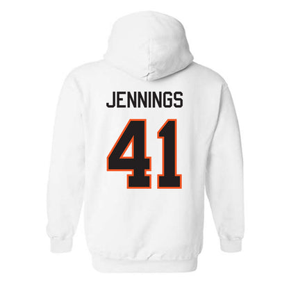 Oklahoma State - NCAA Baseball : Parker Jennings - Classic Shersey Hooded Sweatshirt-1