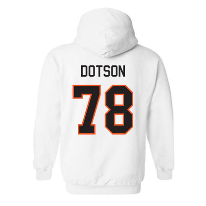 Oklahoma State - NCAA Football : Davis Dotson - Classic Shersey Hooded Sweatshirt-1