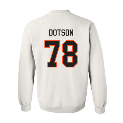 Oklahoma State - NCAA Football : Davis Dotson - Classic Shersey Crewneck Sweatshirt-1