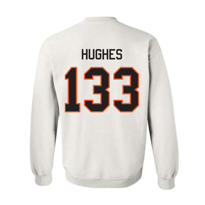 Oklahoma State - NCAA Wrestling : Cael Hughes - Classic Shersey Crewneck Sweatshirt-1