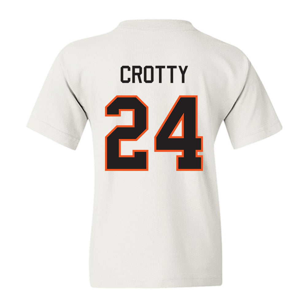 Oklahoma State - NCAA Men's Basketball : Ryan Crotty - Classic Shersey Youth T-Shirt-1