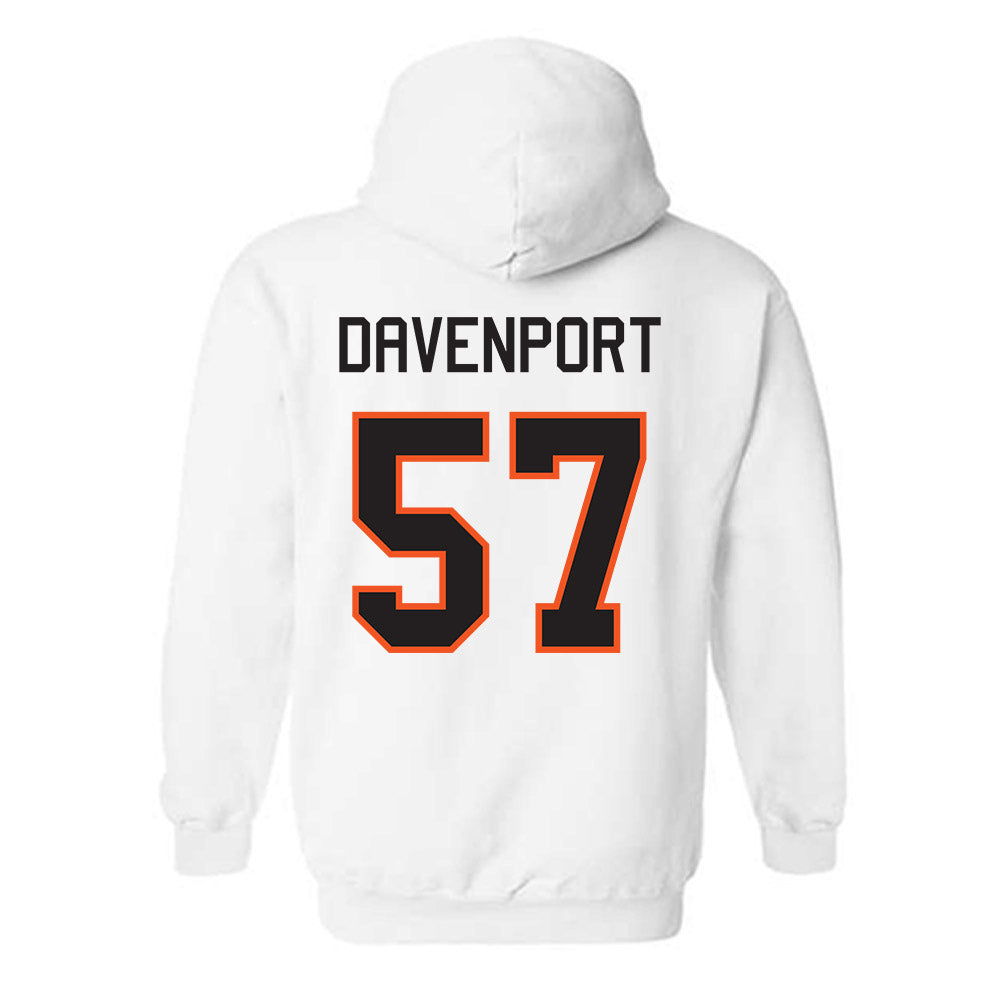 Oklahoma State - NCAA Football : Aidan Davenport - Classic Shersey Hooded Sweatshirt-1