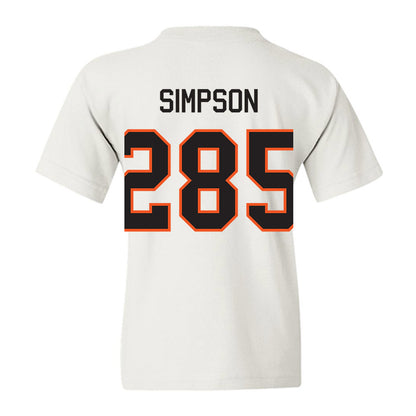Oklahoma State - NCAA Wrestling : Hayden Simpson - Classic Shersey Youth T-Shirt-1
