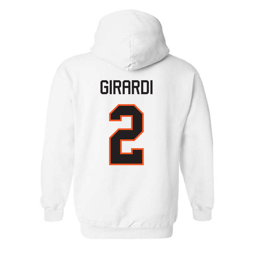 Oklahoma State - NCAA Women's Basketball : Lena Girardi - Classic Shersey Hooded Sweatshirt-1
