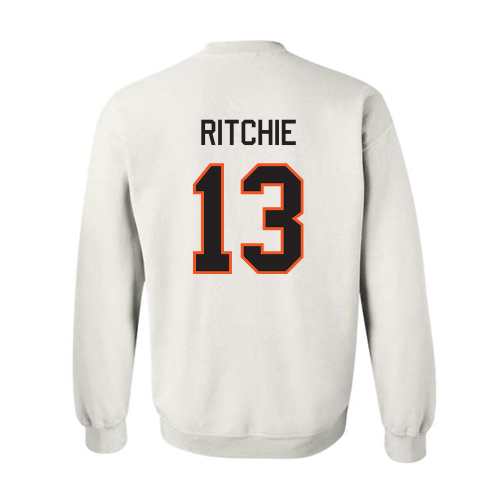 Oklahoma State - NCAA Baseball : Kollin Ritchie - Classic Shersey Crewneck Sweatshirt-1
