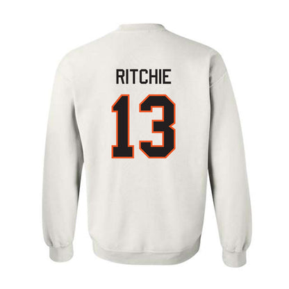 Oklahoma State - NCAA Baseball : Kollin Ritchie - Classic Shersey Crewneck Sweatshirt-1