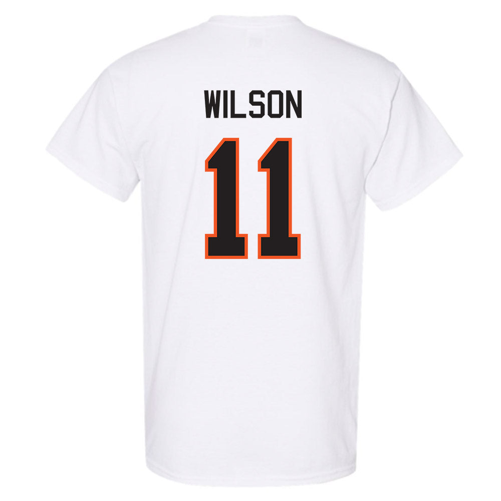 Oklahoma State - NCAA Women's Soccer : Laudan Wilson - Classic Shersey T-Shirt-1