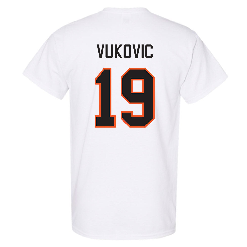Oklahoma State - NCAA Men's Basketball : Andrija Vukovic - Classic Shersey T-Shirt-1