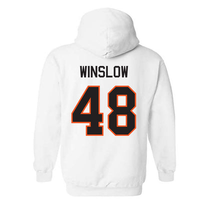 Oklahoma State - NCAA Baseball : Drew Winslow - Classic Shersey Hooded Sweatshirt-1