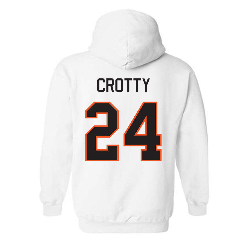 Oklahoma State - NCAA Men's Basketball : Ryan Crotty - Classic Shersey Hooded Sweatshirt-1